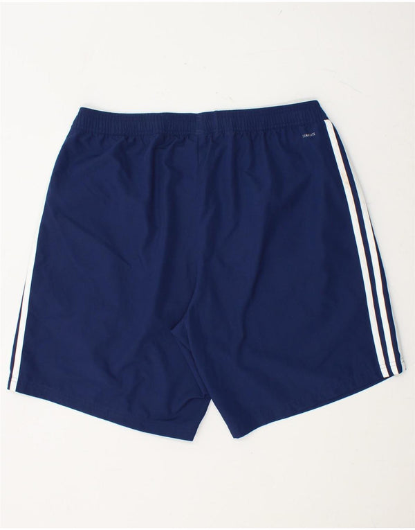 ADIDAS Short de sport Climalite XL bleu marine pour homme en polyester