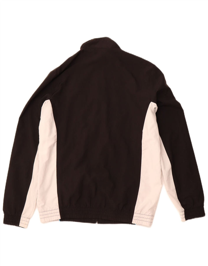 PUMA Veste de survêtement graphique pour garçon 15-16 ans Noir Colourblock