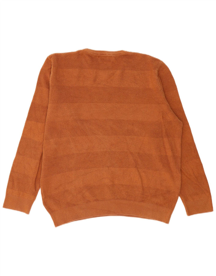 Marks & Spencer Pull à col rond pour homme XL en coton marron