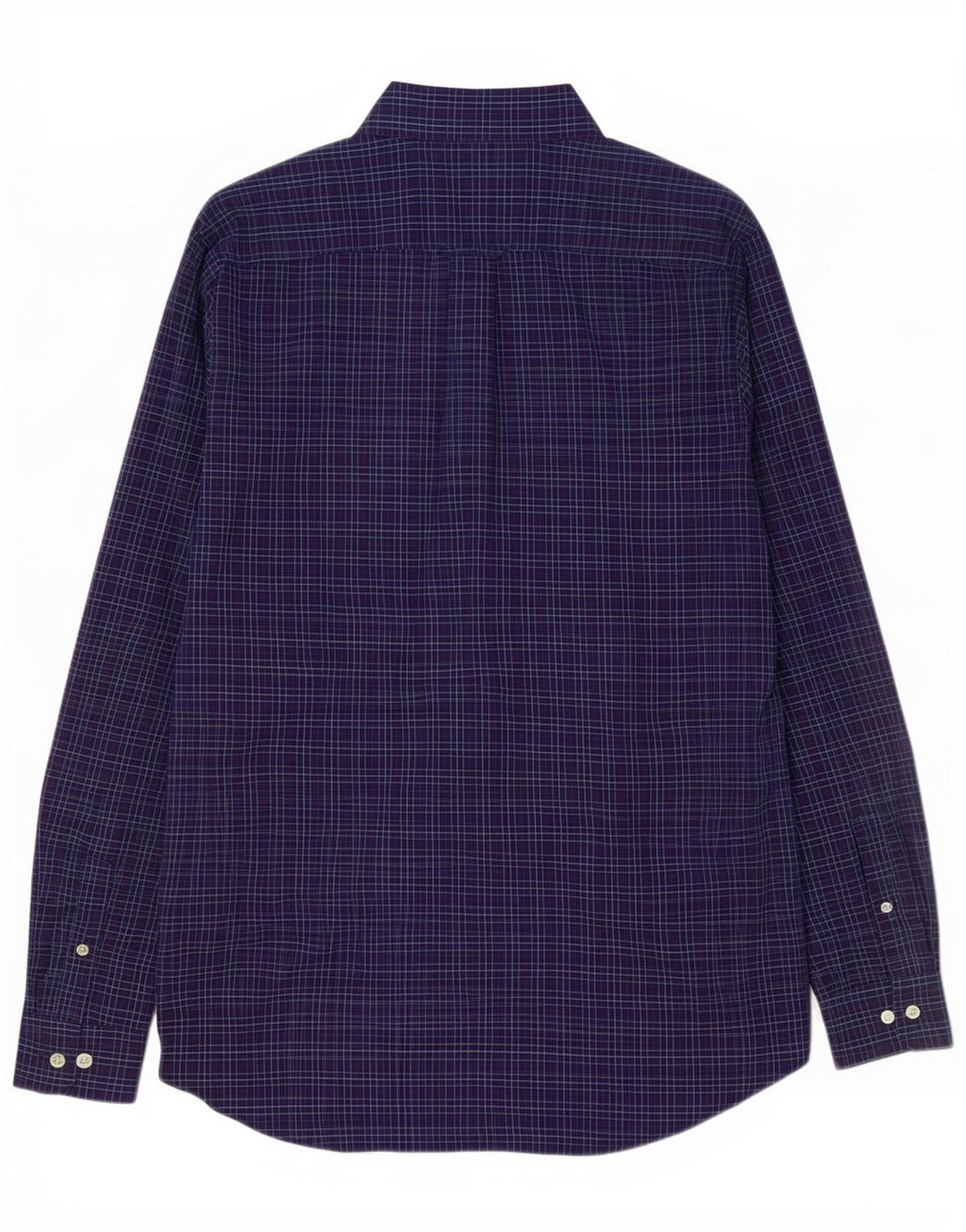 Nautica Chemise Homme Petit Carreau Bleu Marine Coton
