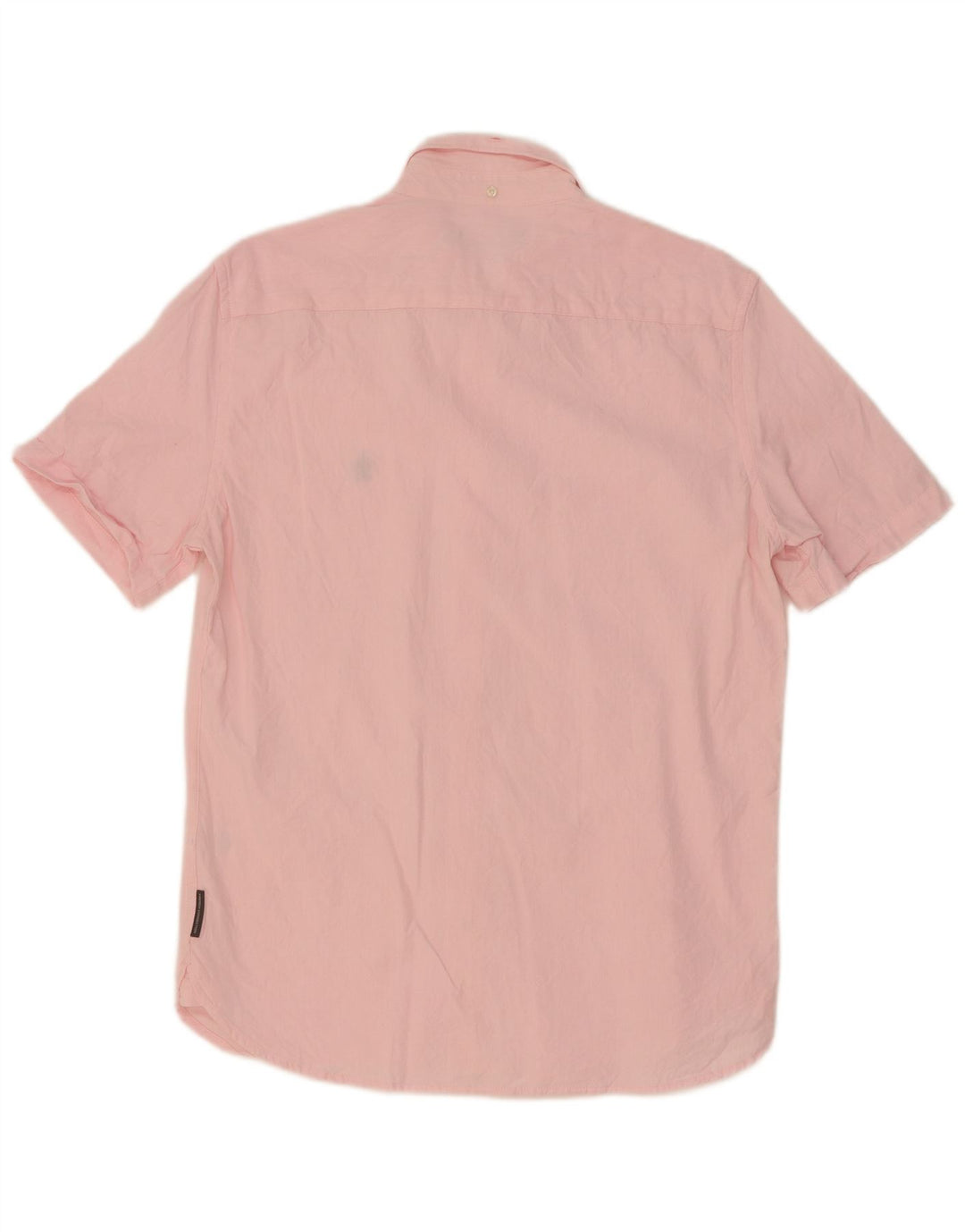 French Connection Chemise à Manches Courtes Homme Rose Moyen Coton