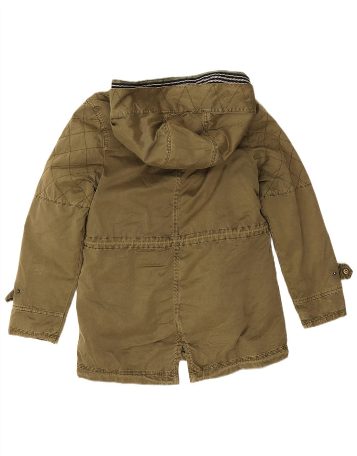 Parka à capuche fille Zara 13-14 ans Kaki Polyester