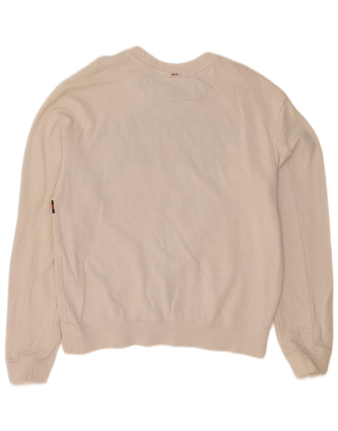 Replay Sweat-shirt graphique pour femme UK 44 en coton blanc moyen