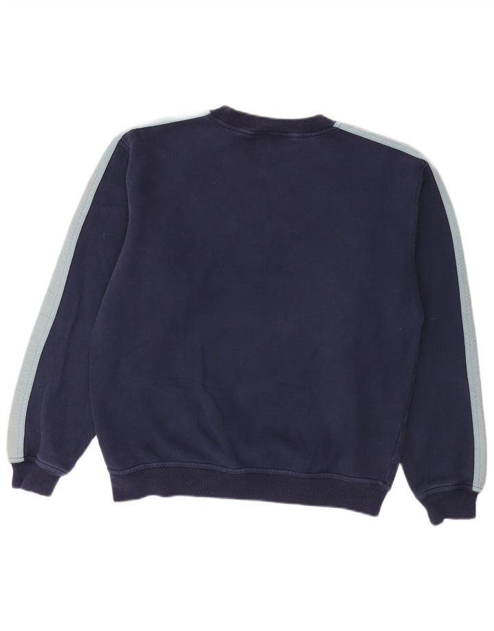 Fila Sweat-shirt graphique pour homme IT 46/48 Small Bleu marine Colourblock