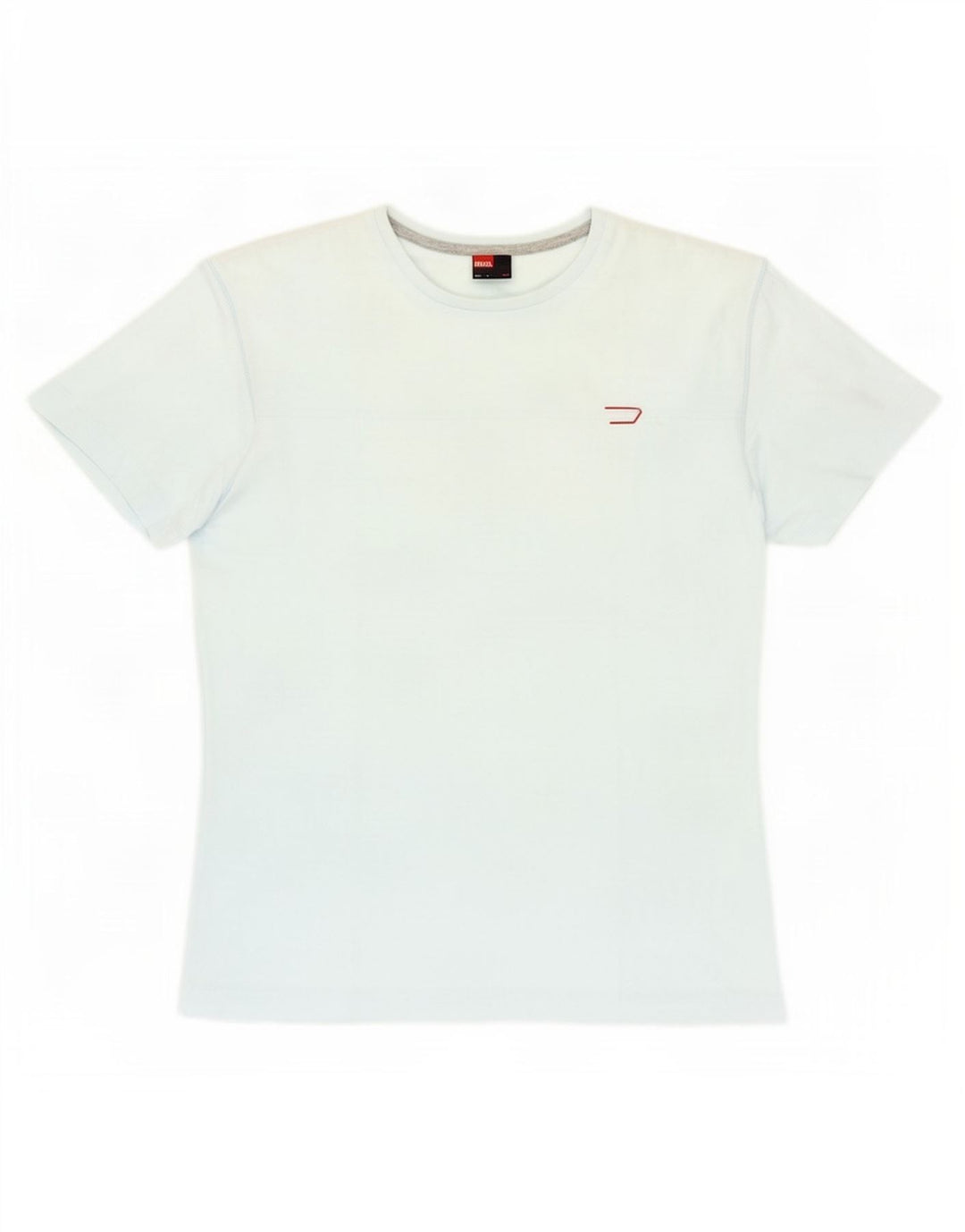 Diesel T-Shirt Homme Bleu Moyen Coton