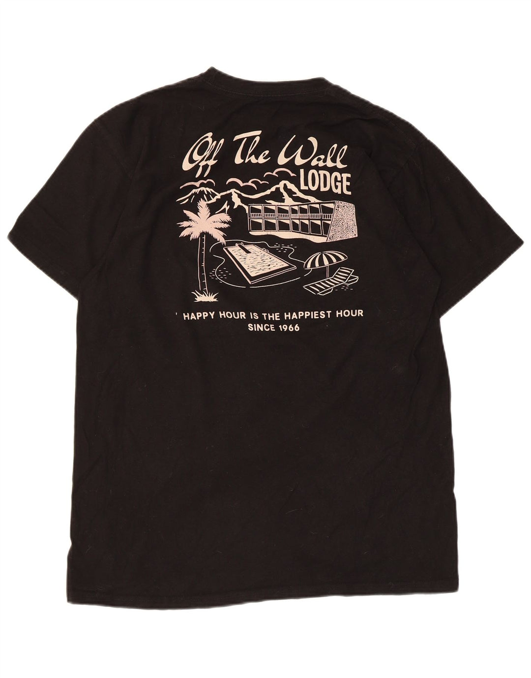 Vans T-shirt graphique coupe classique pour homme en coton noir moyen