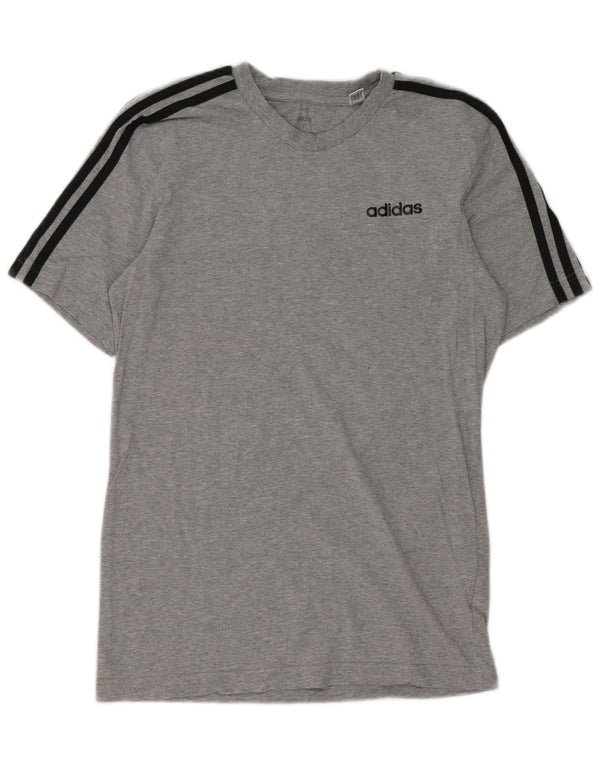Adidas T-Shirt Homme Haut Petit Gris Coton