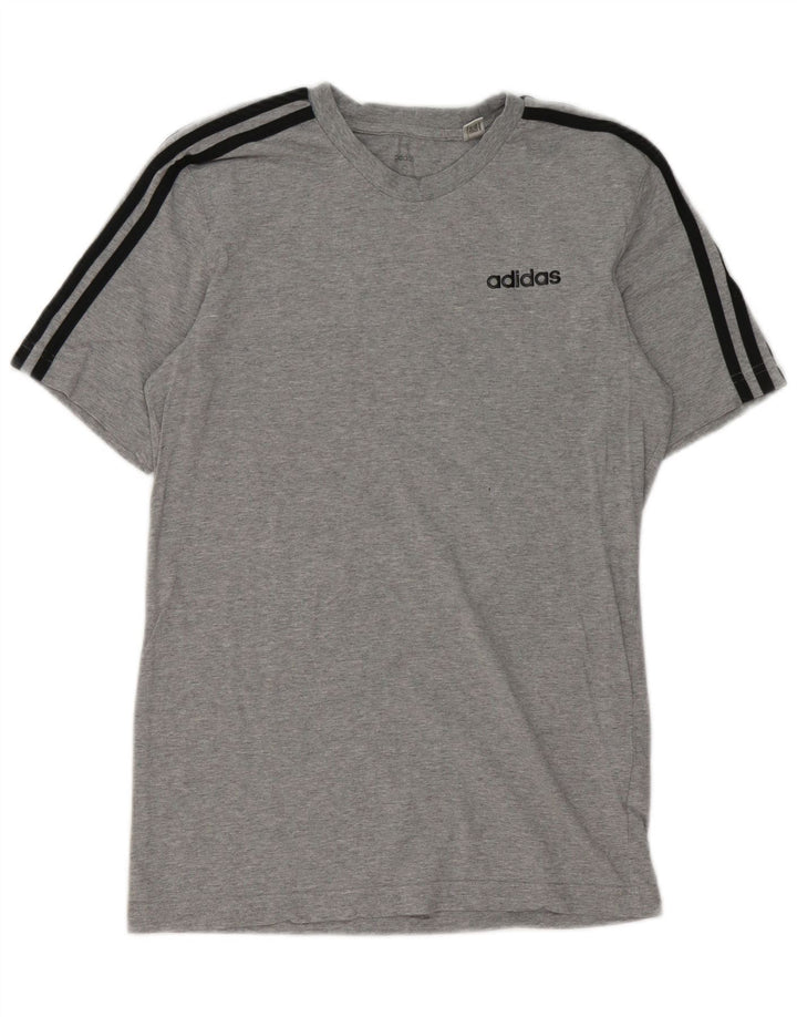 Adidas T-Shirt Homme Haut Petit Gris Coton