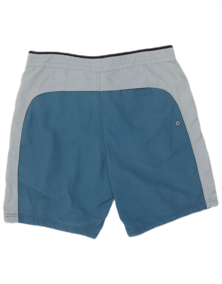 Jack Wills Short de Bain Graphique Homme Bleu Moyen Colourblock