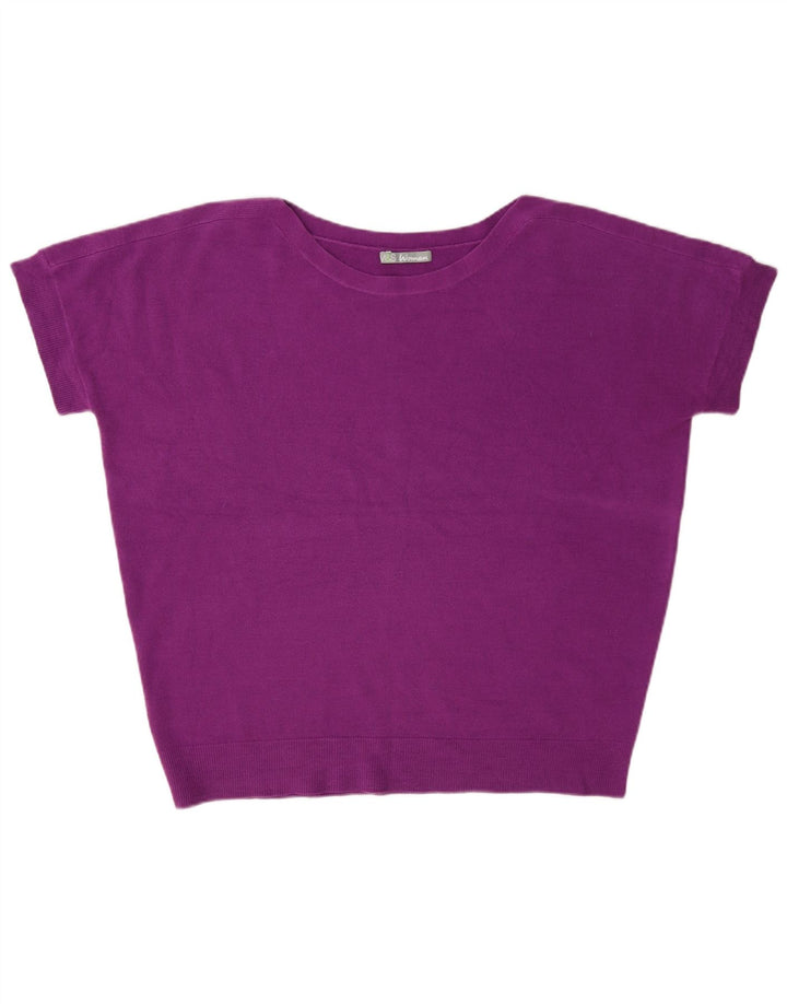 Marks & Spencer Pull à col rond pour femme UK 18 XL Marron