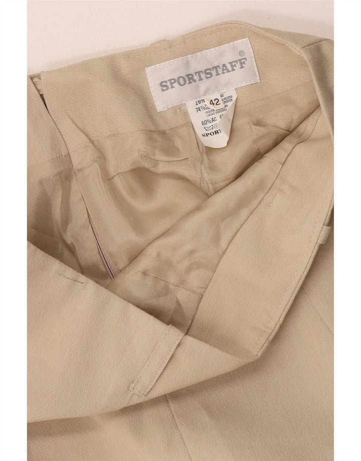 Sport Staff Mini-jupe pour femme IT 42 Medium W32 Rayonne Beige