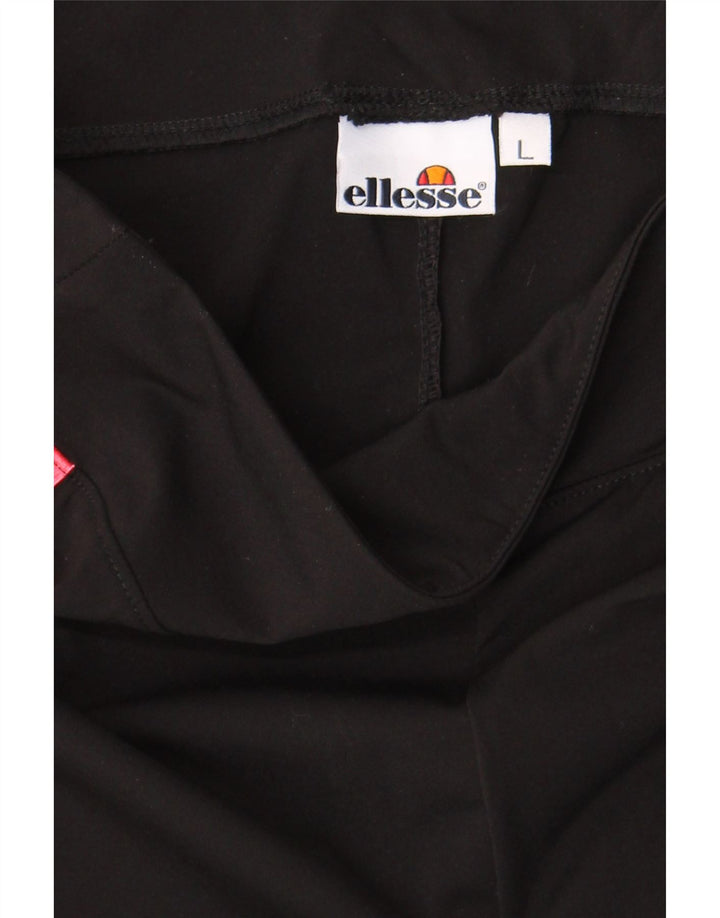 Ellesse Leggings graphiques pour femme UK 44 Large Black Colourblock