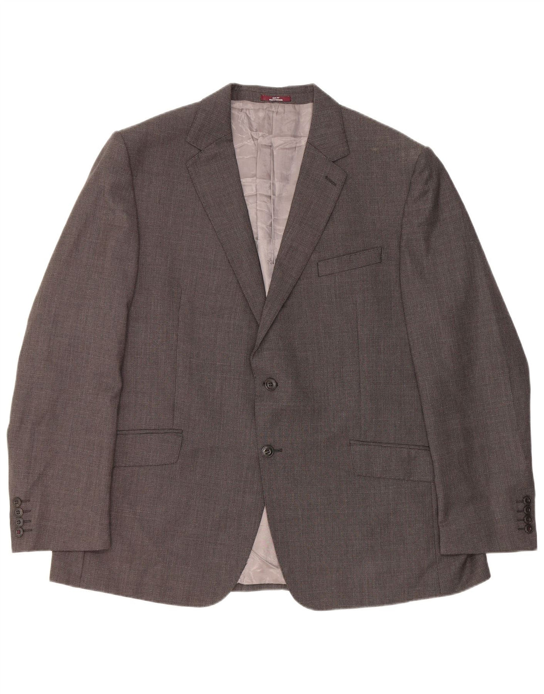Marks & Spencer Veste blazer à 2 boutons coupe régulière pour homme UK 46 XL Gris