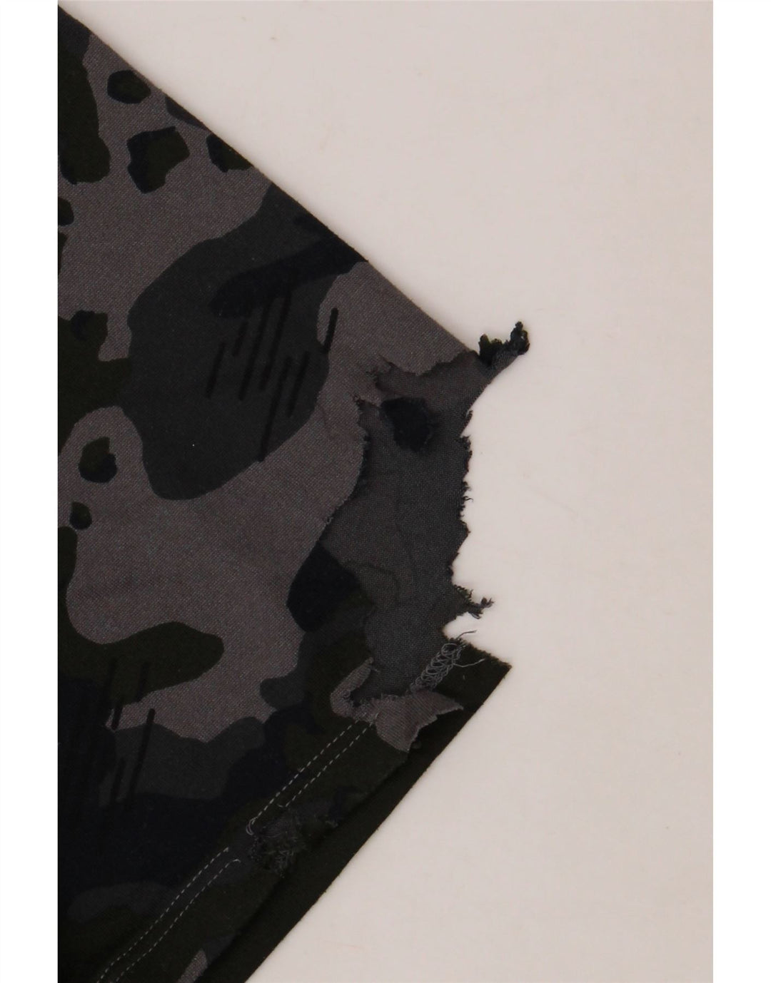 NIKE Hommes Dri Fit T-Shirt Haut Large Gris Camouflage Polyester