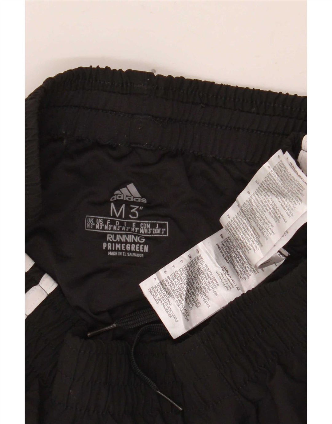 Adidas Short de sport Primegreen pour femme UK 14 Noir moyen Polyester