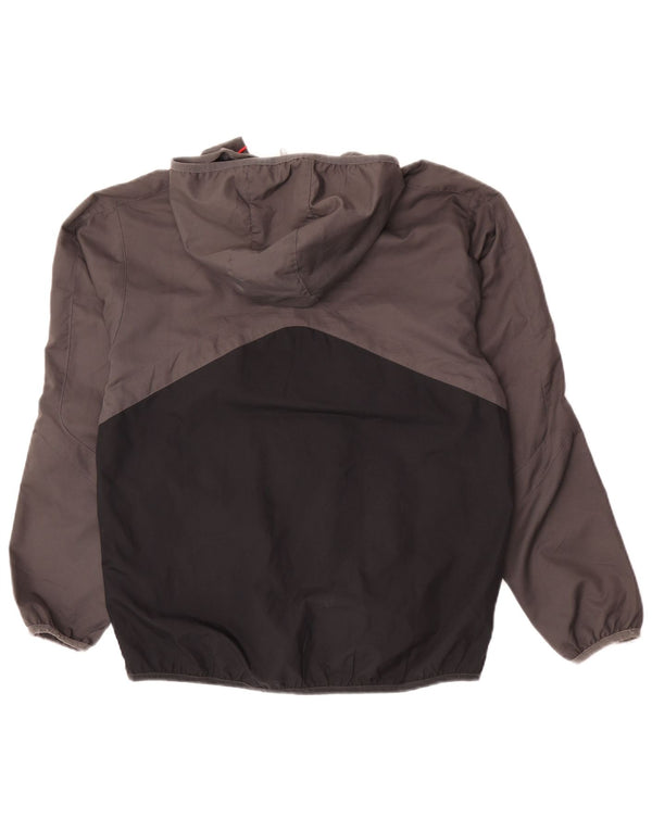 Umbro Veste de survêtement à capuche pour garçon 13-14 ans XL Noir Colourblock