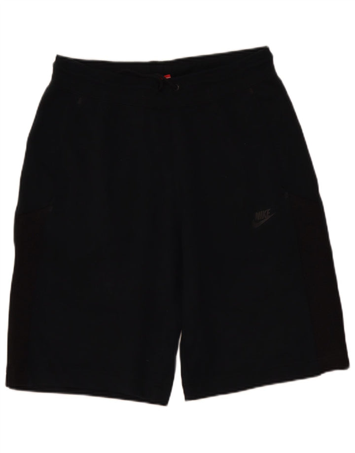 Nike Short de sport pour homme en coton noir moyen