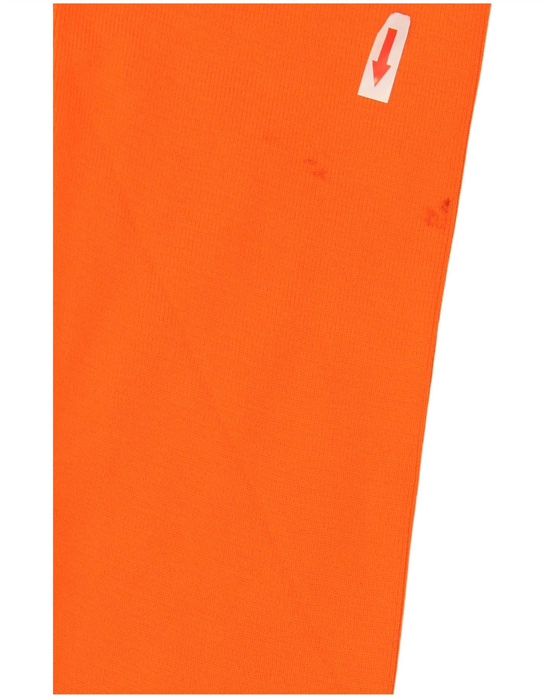 Zara Pull court à col roulé pour femme UK 10 Petit Orange Polyester