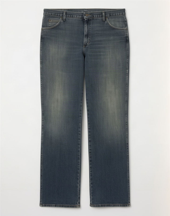 Wrangler Jean Bootcut Homme W38 L34 Bleu Coton