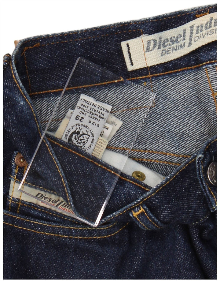 DIESEL Jean Bootcut Homme W29 L33 Bleu Marine Coton