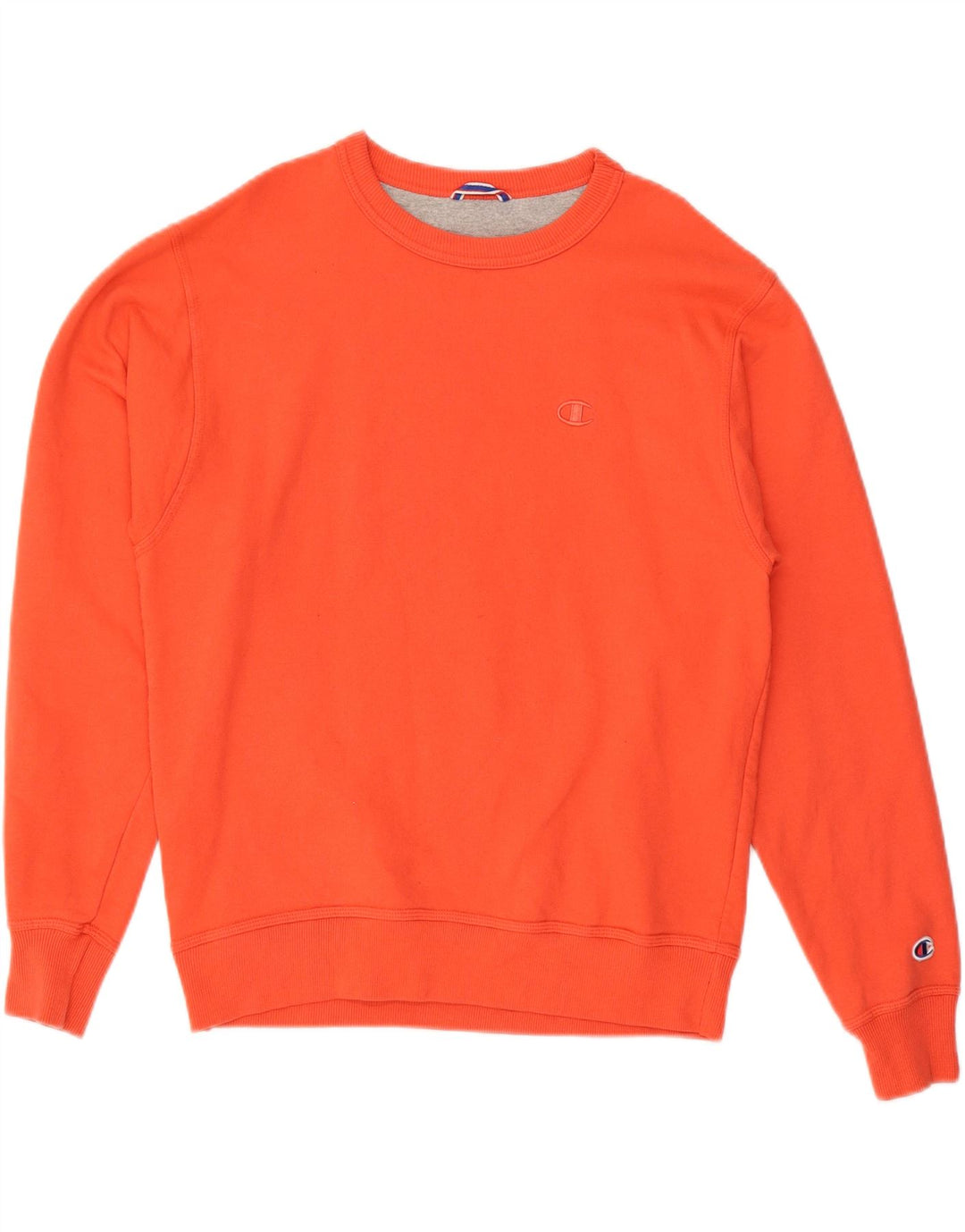 CHAMPION Mens Sweatshirt Jumper Medium Orange Cotton Vintage Champion and Second-Hand Champion from Messina Hembry 