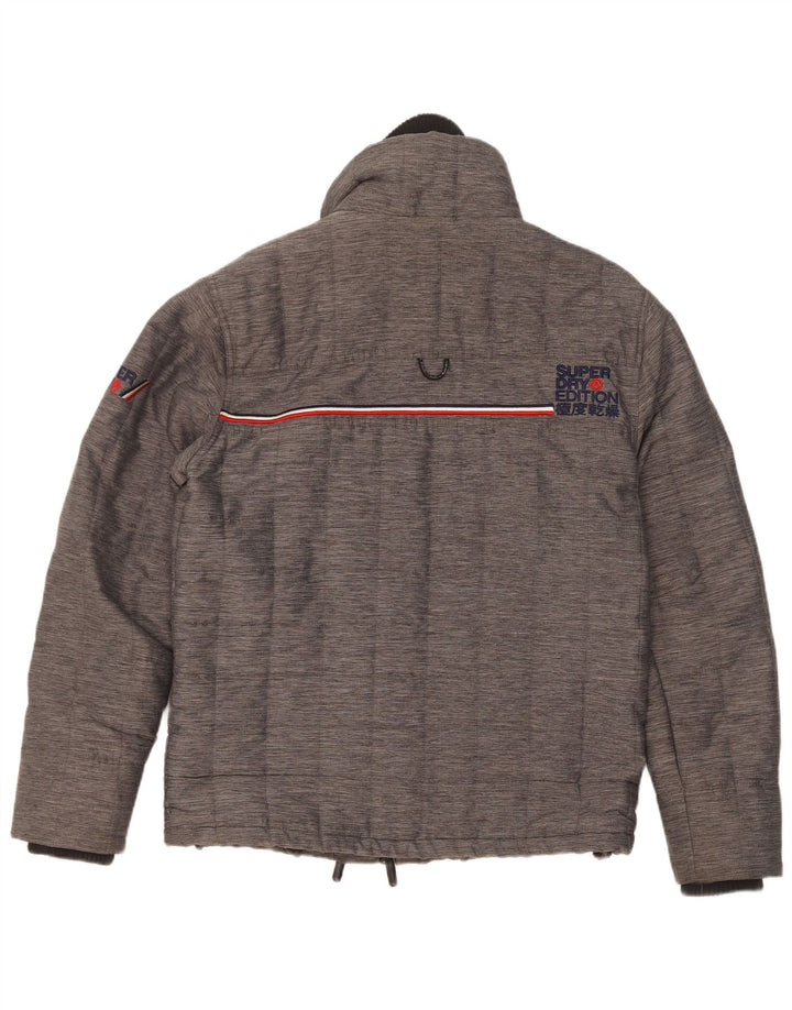 Superdry Veste coupe-vent The Windcheater pour homme UK 38 Gris moyen moucheté