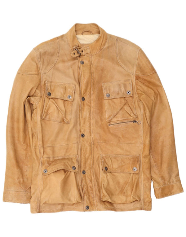 Gipsy Veste en cuir pour homme UK 38 Marron moyen