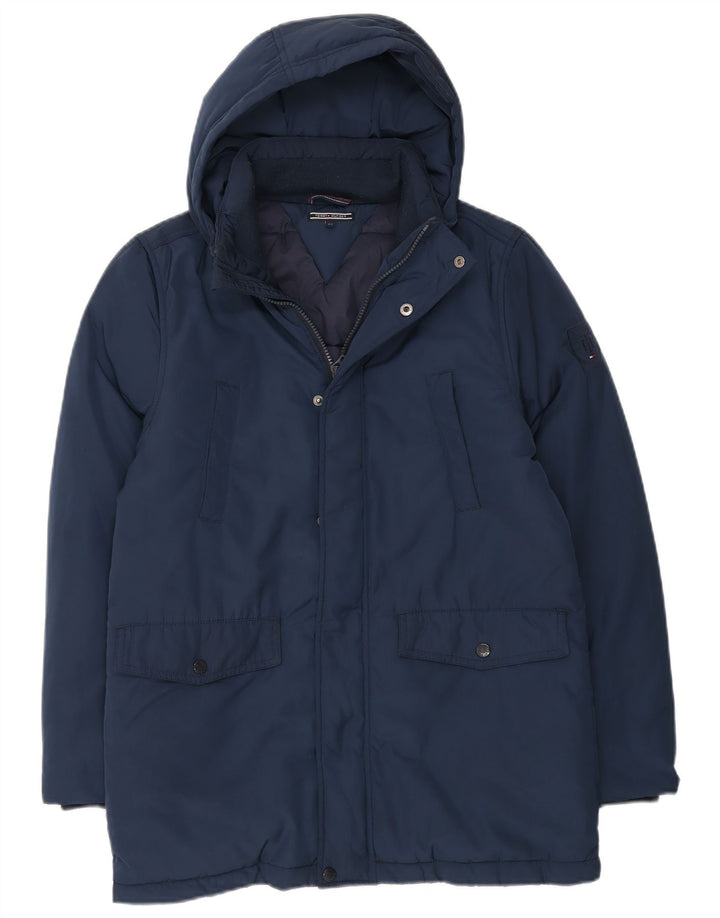Tommy Hilfiger Manteau matelassé à capuche garçon 13-14 ans Bleu marine Polyester