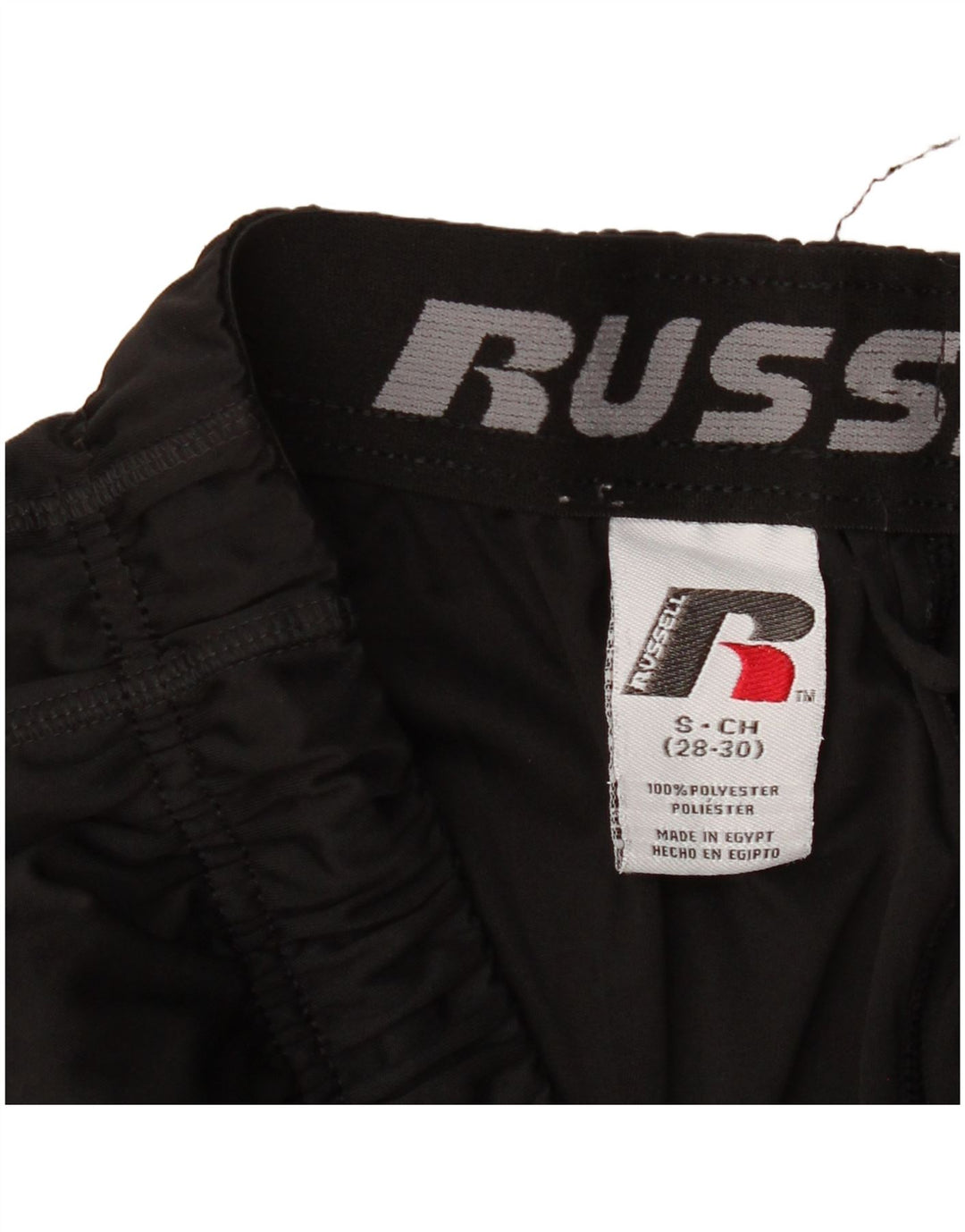 RUSSELL ATHLETIC Short de sport Dri-Power pour homme, petit, noir, polyester