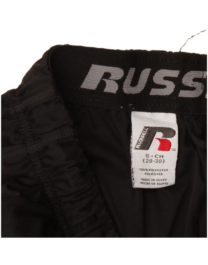 RUSSELL ATHLETIC Short de sport Dri-Power pour homme, petit, noir, polyester