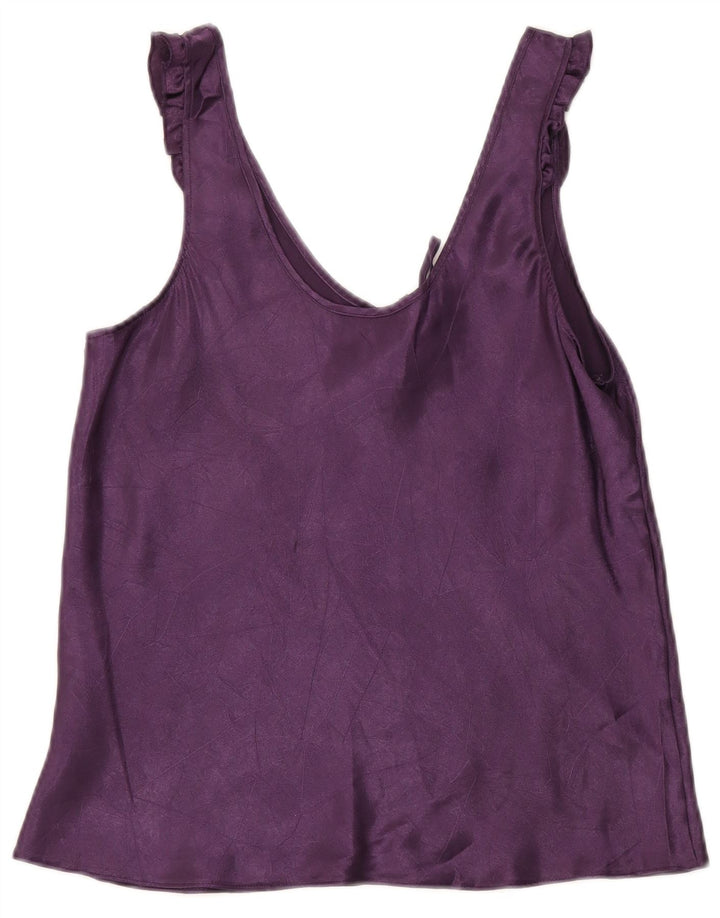 Marks & Spencer Débardeur pour femme UK 14 Violet moyen Polyester