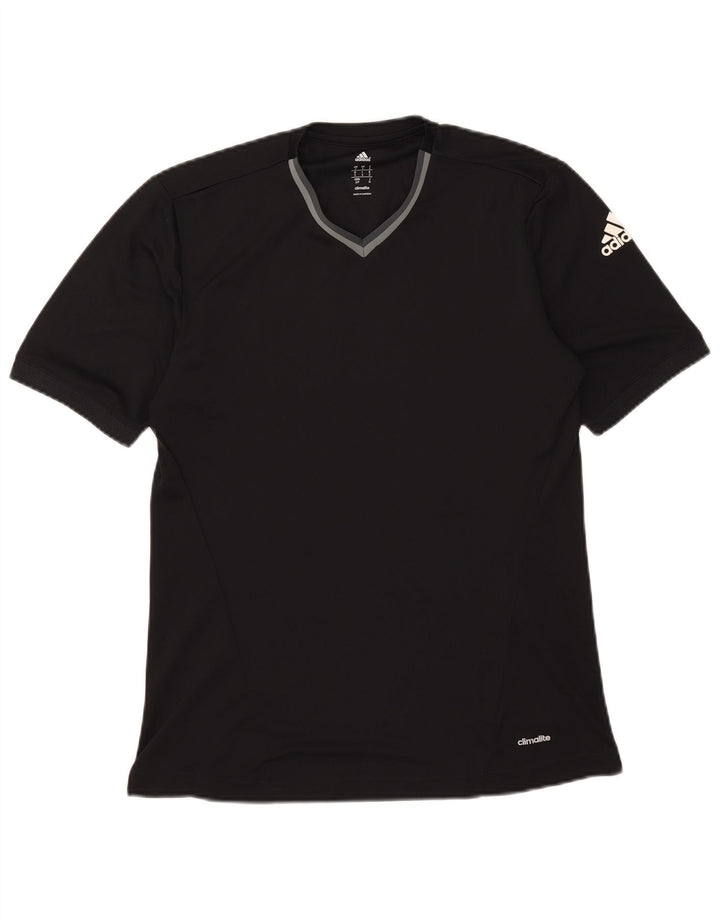 Adidas Hommes Climalite T-Shirt Haut Petit Noir Polyester