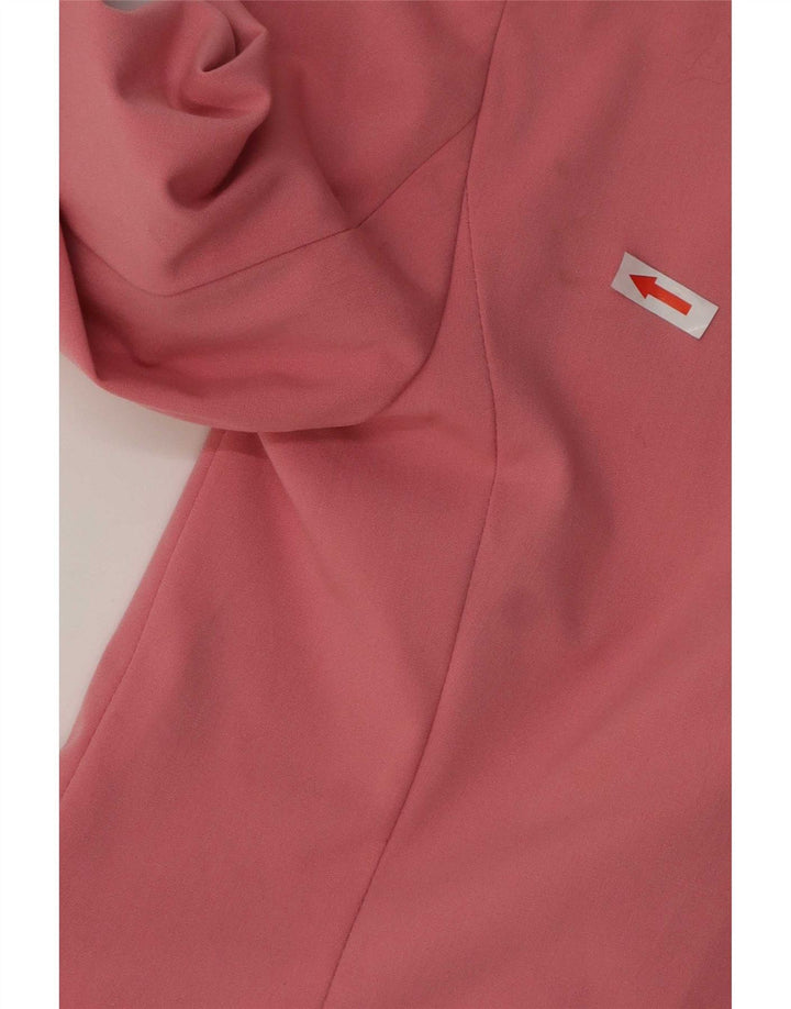 Zara Veste Blazer 1 Bouton Femme EU 34 2XS Rose Polyester