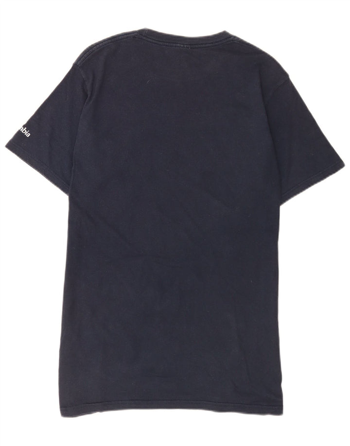 Columbia T-Shirt Graphique Homme Bleu Marine Moyen Coton