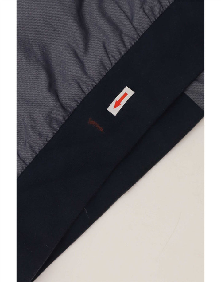 Marks & Spencer Veste Bomber Homme UK 46 3XL Bleu Colorblock Coton