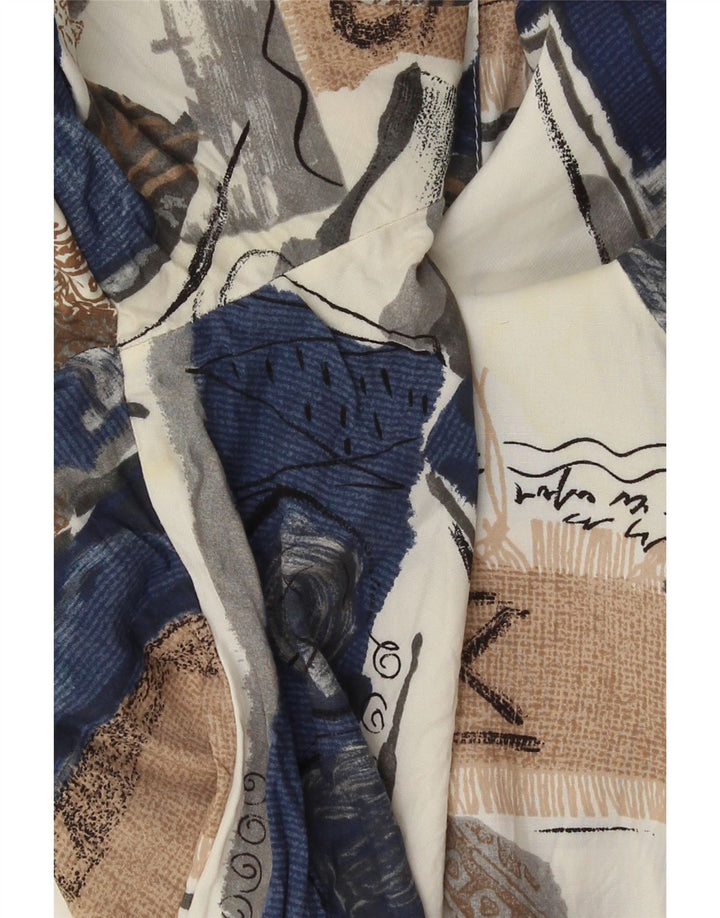 Chemise Femme Vintage EU 44 XL Patchwork Multicolore Viscose