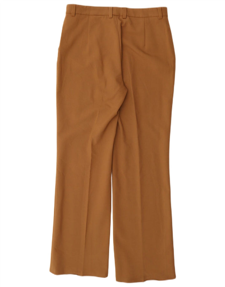 Zara Pantalon Chino Droit Femme EU 40 Medium W30 L31 Marron