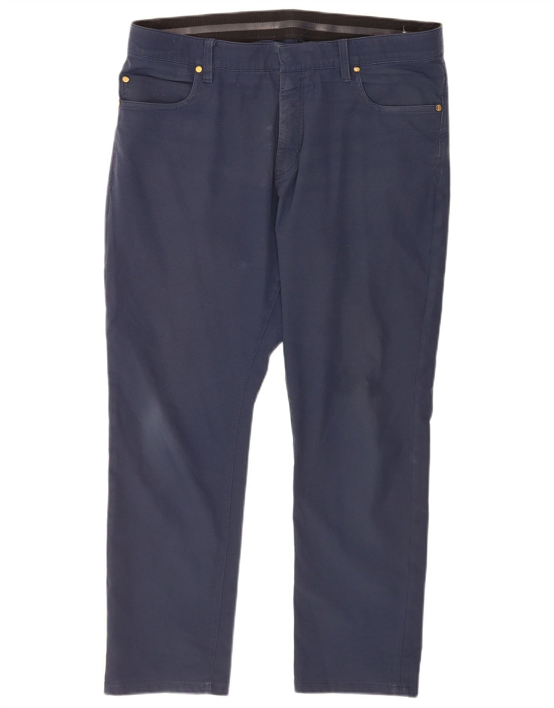 Pantalon décontracté droit Nike homme W36 L27 bleu marine polyester
