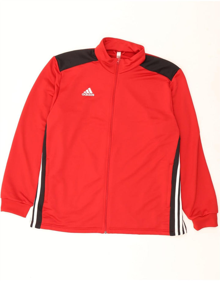 Adidas Veste de survêtement pour homme 2XL Rouge Colourblock Polyester