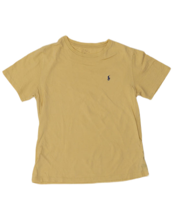 Polo Ralph Lauren T-Shirt Homme Haut Large Jaune Coton
