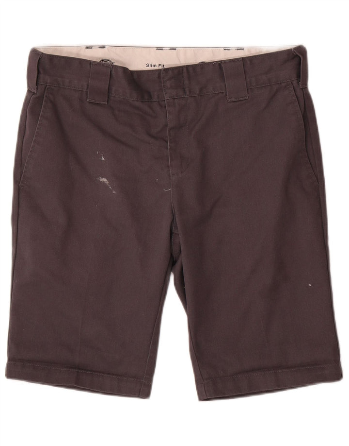 DICKIES Short Chino Slim Fit W30 Homme Gris Moyen Coton