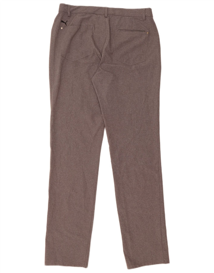 Puma Pantalon Slim Casual W34 L36 Homme Gris Polyester