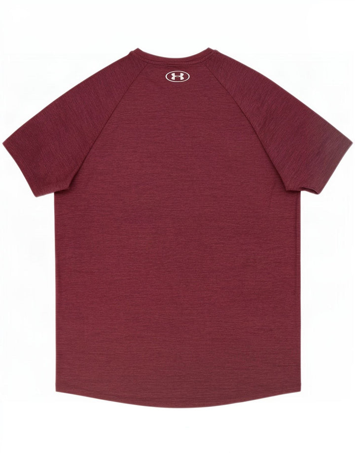 Under Armour T-Shirt Homme Bordeaux Moyen Polyester
