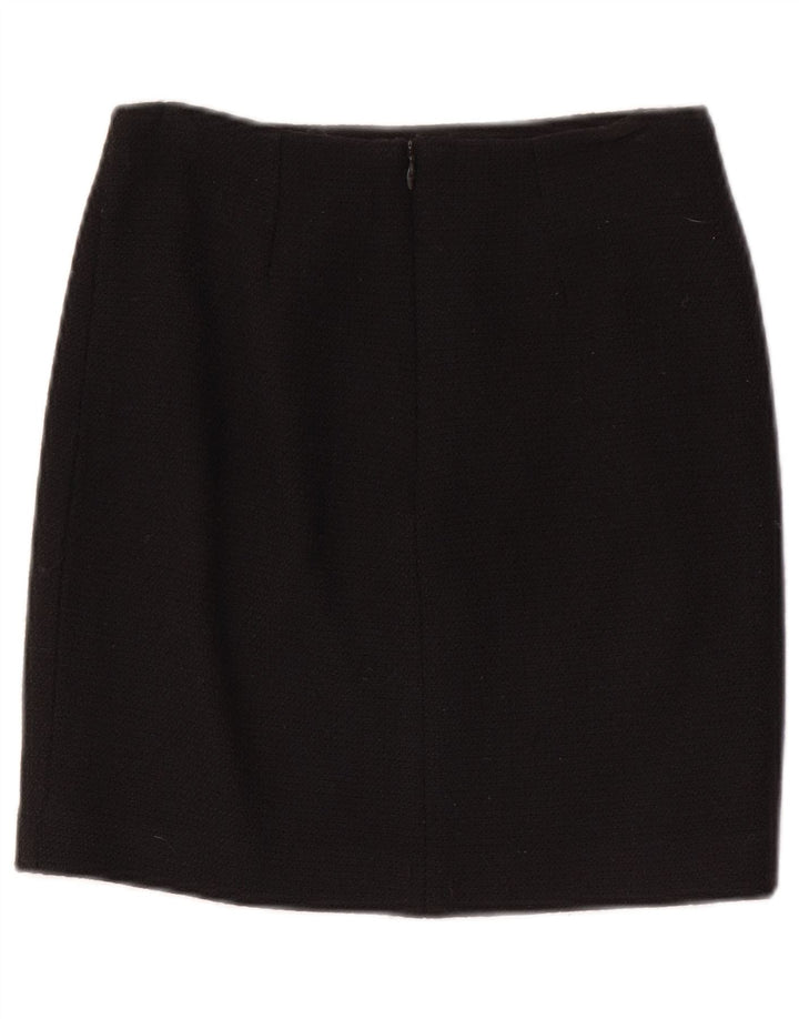 Etam Femme Mini Jupe IT 36 XS W24 Laine Noir