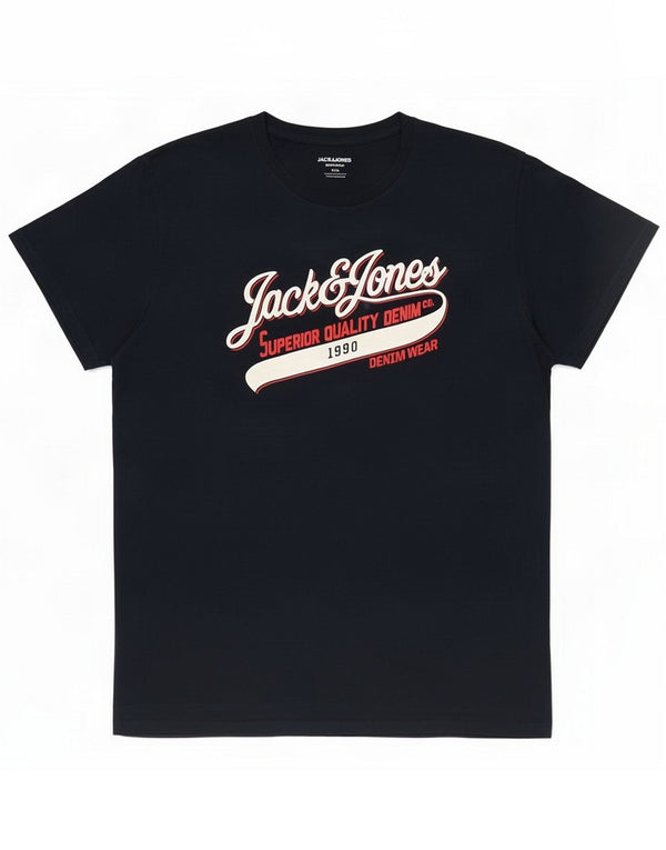 Jack & Jones T-shirt graphique pour homme 2XL Bleu marine Coton