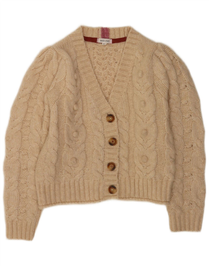 Pull Cardigan White Stuff Femme UK 16 Large Beige Polyester