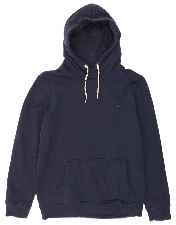 Fat Face Pull à capuche pour homme en coton bleu marine moyen