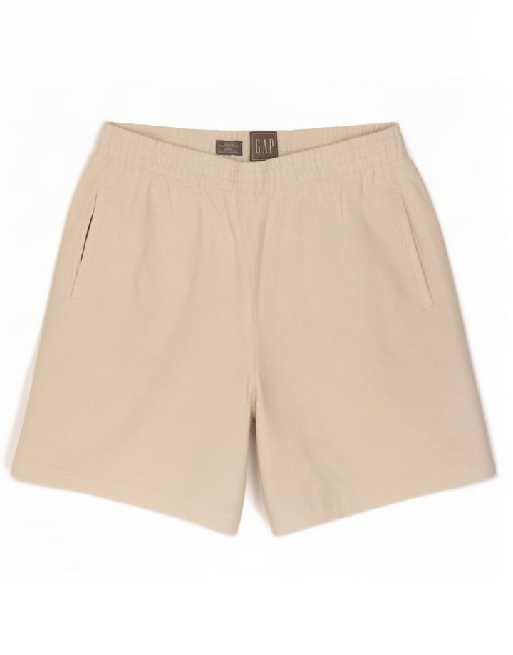 Gap Short de Sport Homme Blanc Moyen Coton