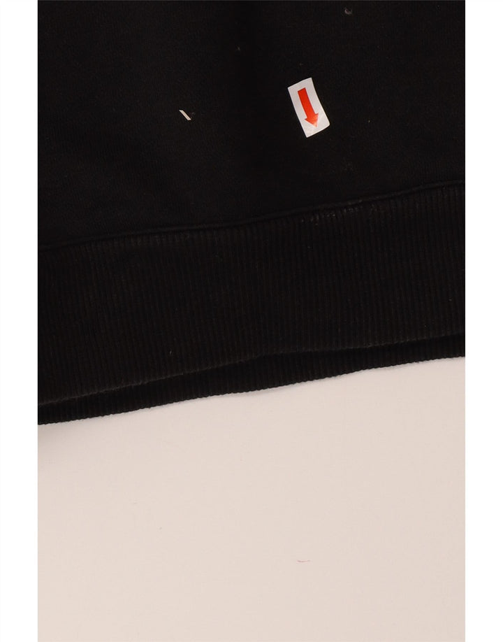 REEBOK Pull à capuche graphique pour homme XL Noir Coton