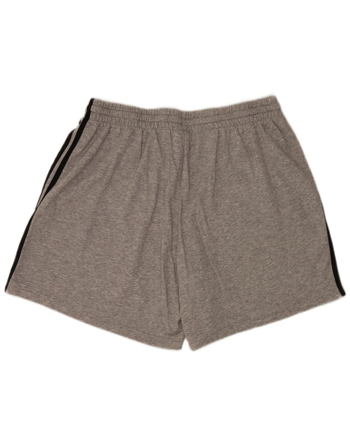 Adidas Short de sport pour homme 2XL Gris Coton